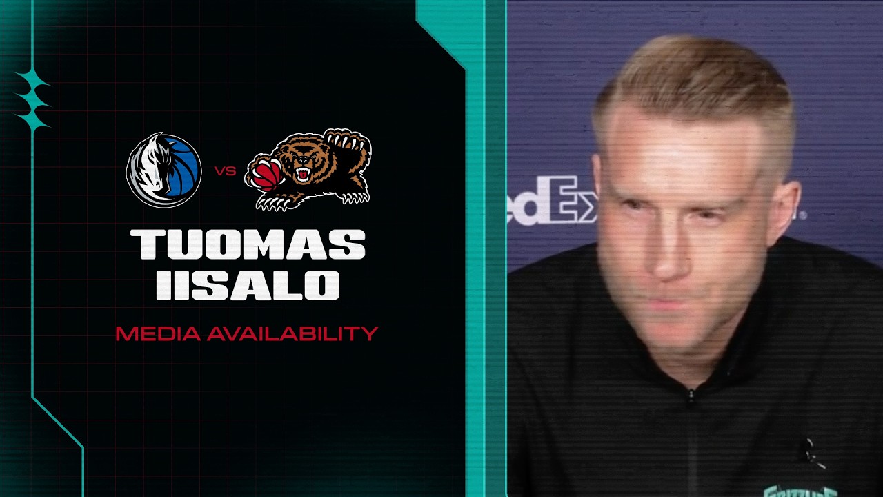 Tuomas Iisalo Press Conference | Grizzlies vs. Mavericks