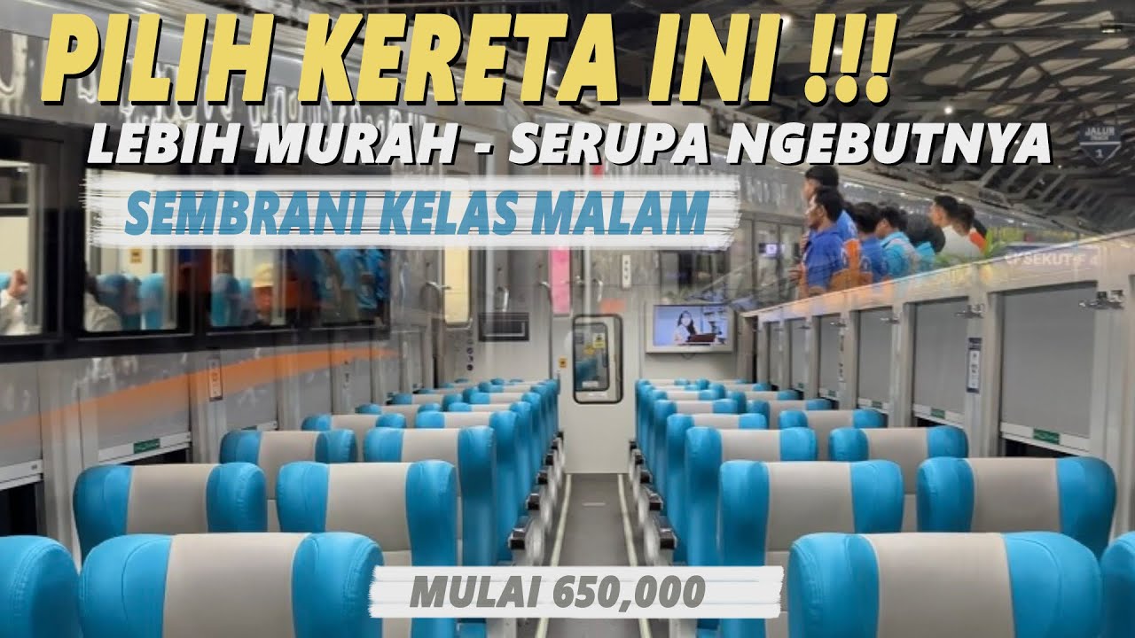 KA SEMBRANI MALAM | SEMBRANI TERBARU STAINLESS STEEL 2024 | GAMBIR - SBY 8,5 JAM | Ngebut Parah