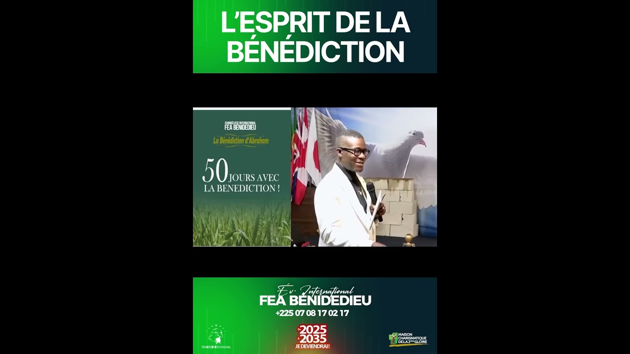 L’ESPRIT DE LA BÉNÉDICTION