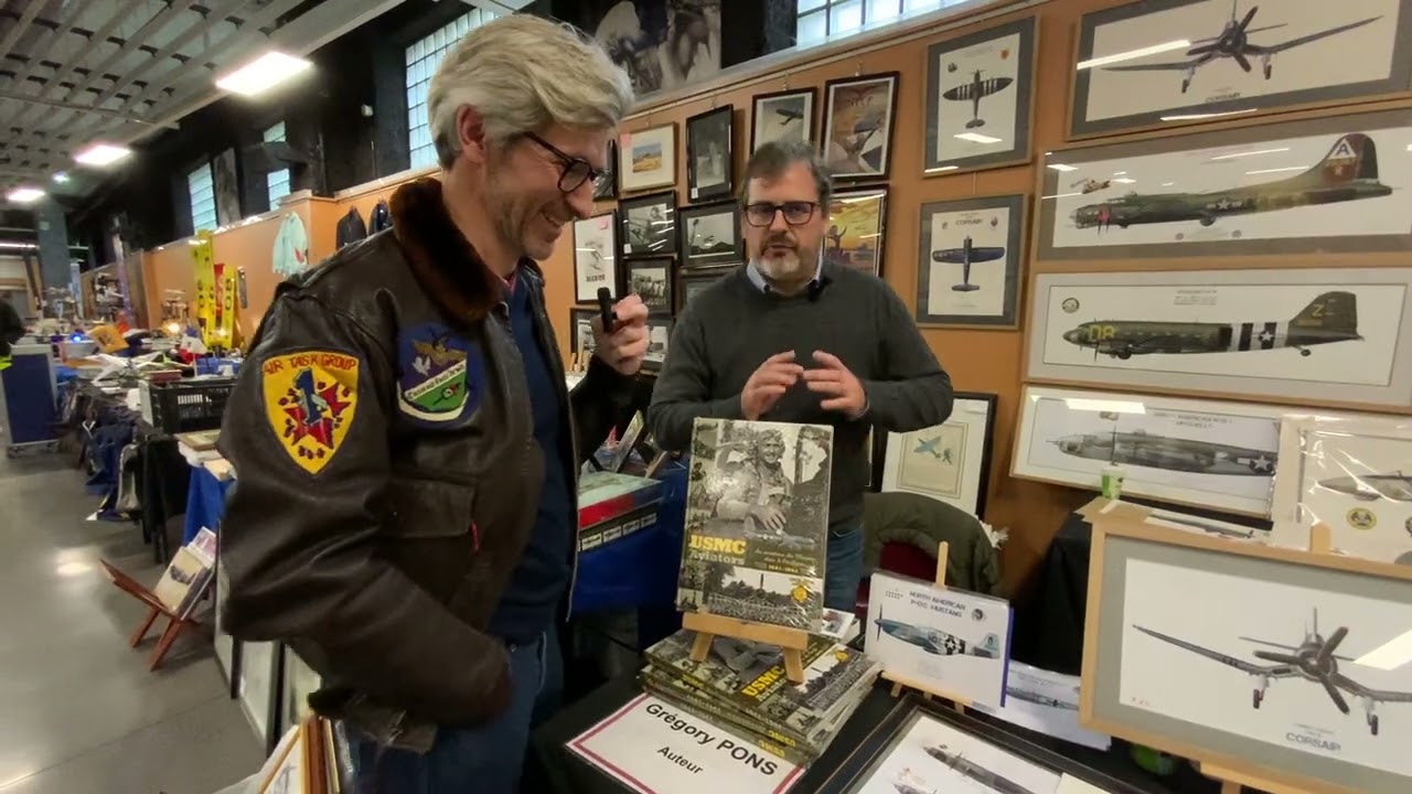 AEROCOLLECTOR PARIS 2024 Greg spécialiste de L'aviation américaine seconde guerre mondiale