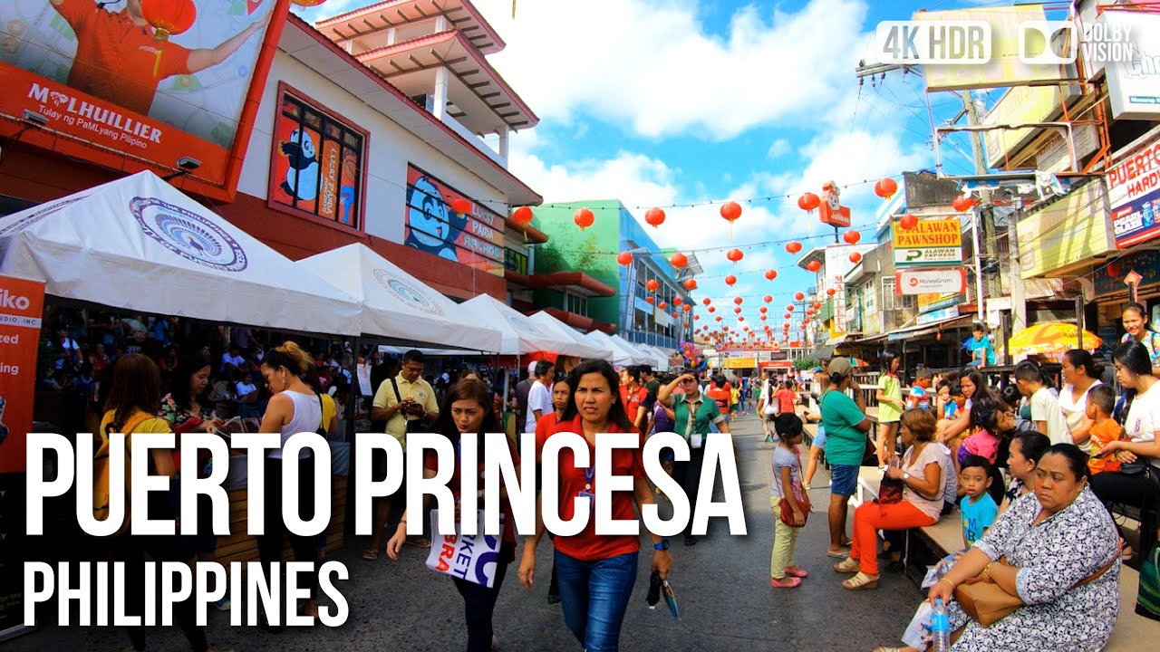 Puerto Princesa, Palawan - 🇵🇭 Philippines [4K HDR] Walking Tour