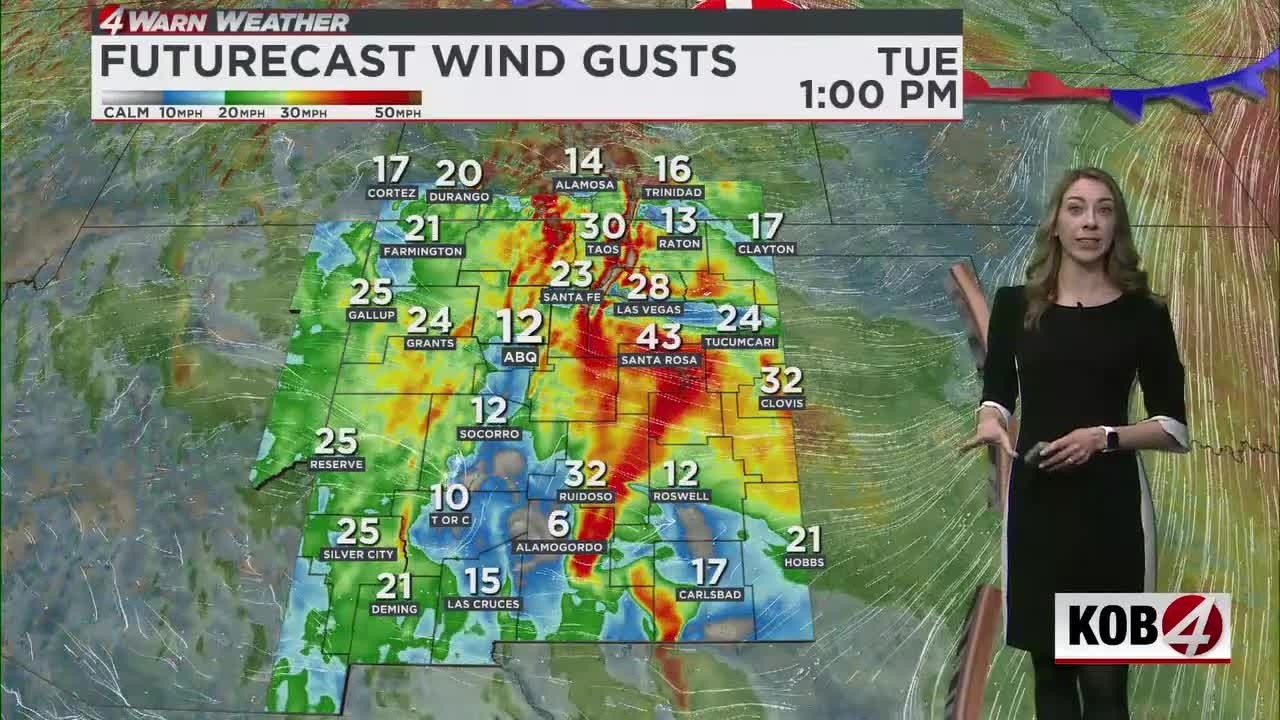 Warm, windy weather to continue this week in New Mexico