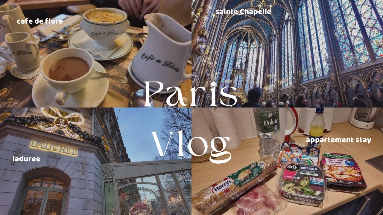 【パリvlog🇫🇷】年末年始フランス・パリ6日間の旅｜アウトレット｜シャンゼリゼ通りカウントダウン｜ショコラトリー巡り｜アパルトマン滞在