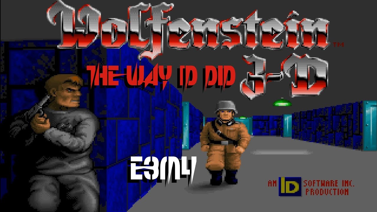 Wolfenstein 3D The Way id Did - E3M4 (100%) [DOSBox]