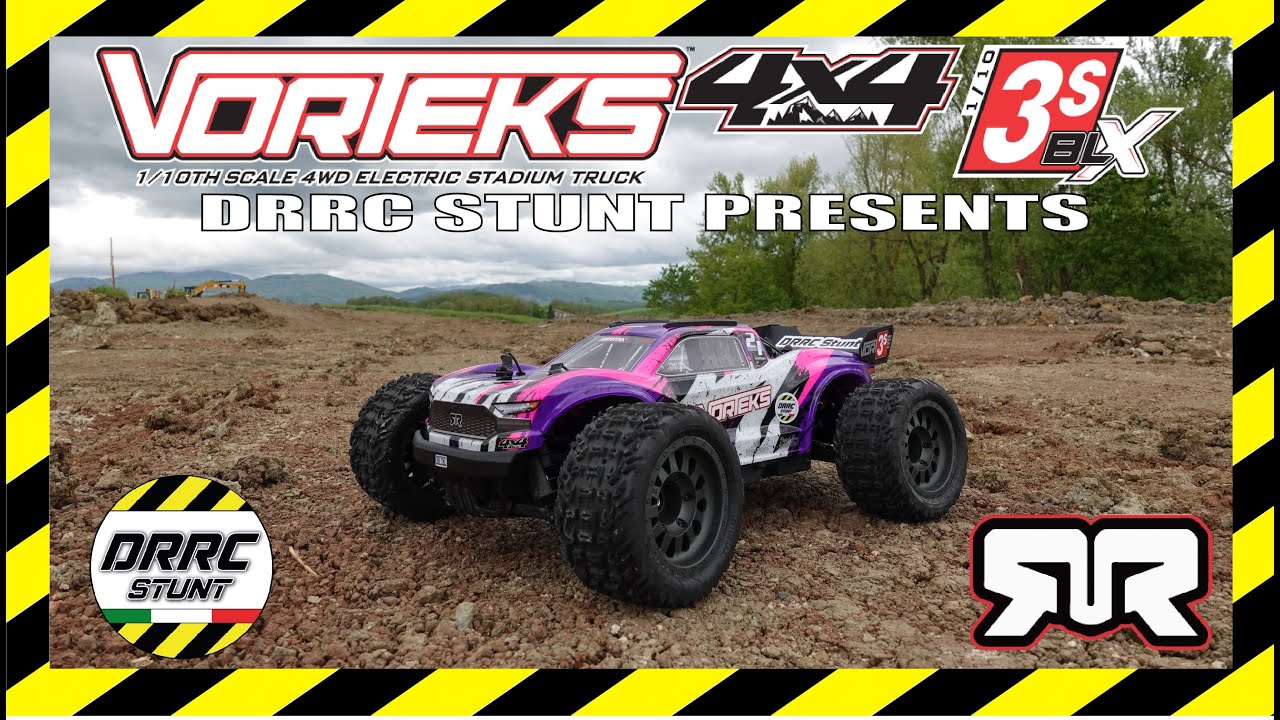 ARRMA Vortex 3s Blx DRRC STUNT Presents, New 2021 Arrma rc 1/10