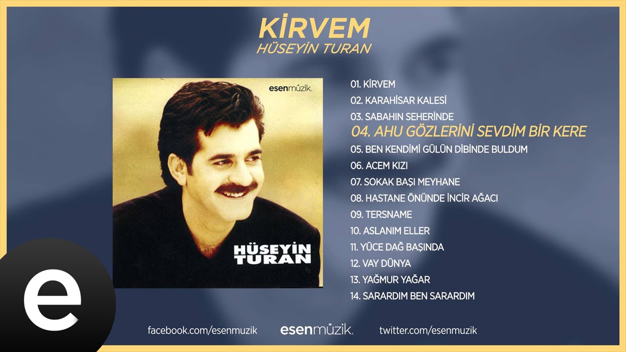 Ahu Gözlerini Sevdim Bir Kere (Hüseyin Turan) Official Audio #ahugözlerinisevdim #hüseyinturan