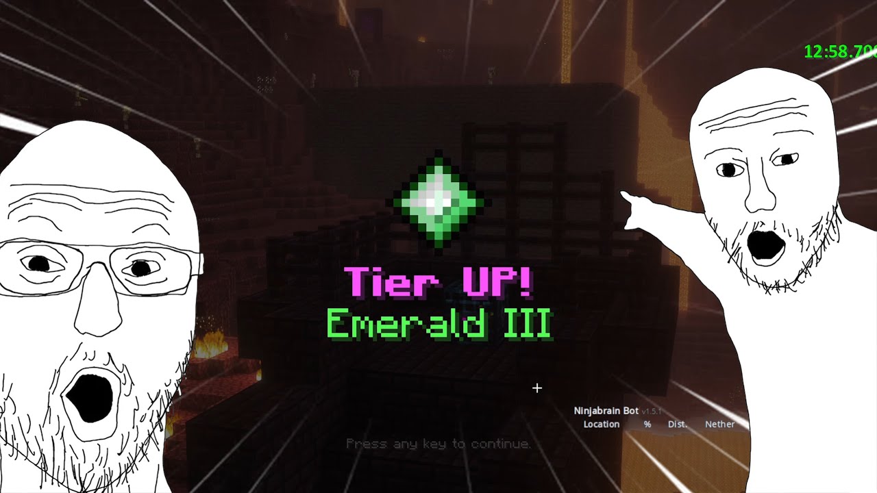 1400 elo trong Minecraft Speedrun...