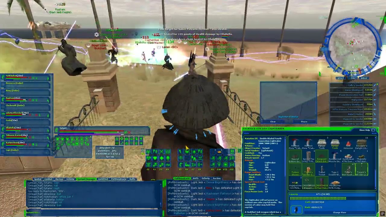 2/3/26 - Tuesday Night Battle Grounds - Rank 8 Dark Jedi TytanX - SWG Infinity