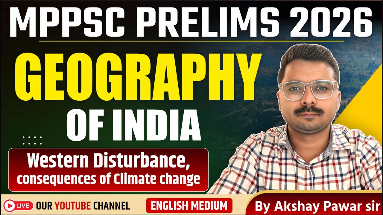 Western Disturbance, consequences of Climate change | MPPSC Pre Target 2026 | Unit 3 |Genius Academy