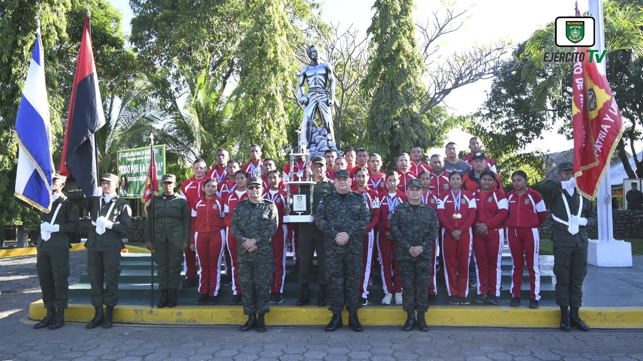 Clausura del XXVII Campeonato de Atletismo del Ej&eacute;rcito de Nicaragua