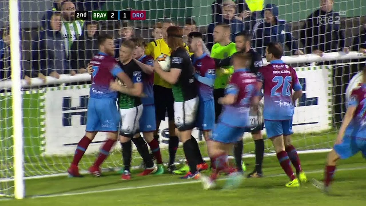 Bray Wanderers 2-1 Drogheda United - 18th August 2017