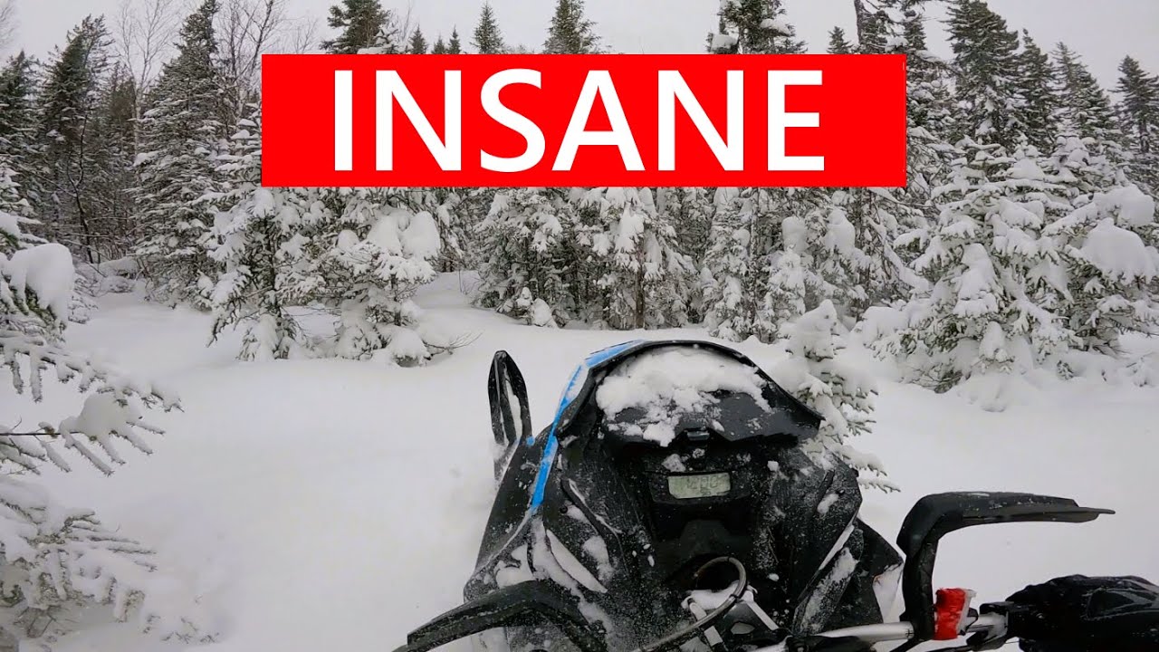 Summit 600R etec 154 Snow too Deep!!!
