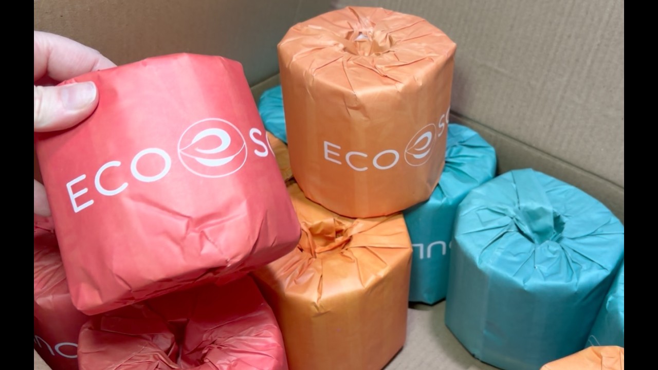 Eco Soul Bamboo Toilet Paper | 36 Mega Rolls, 3-Ply Soft & Eco-Friendly