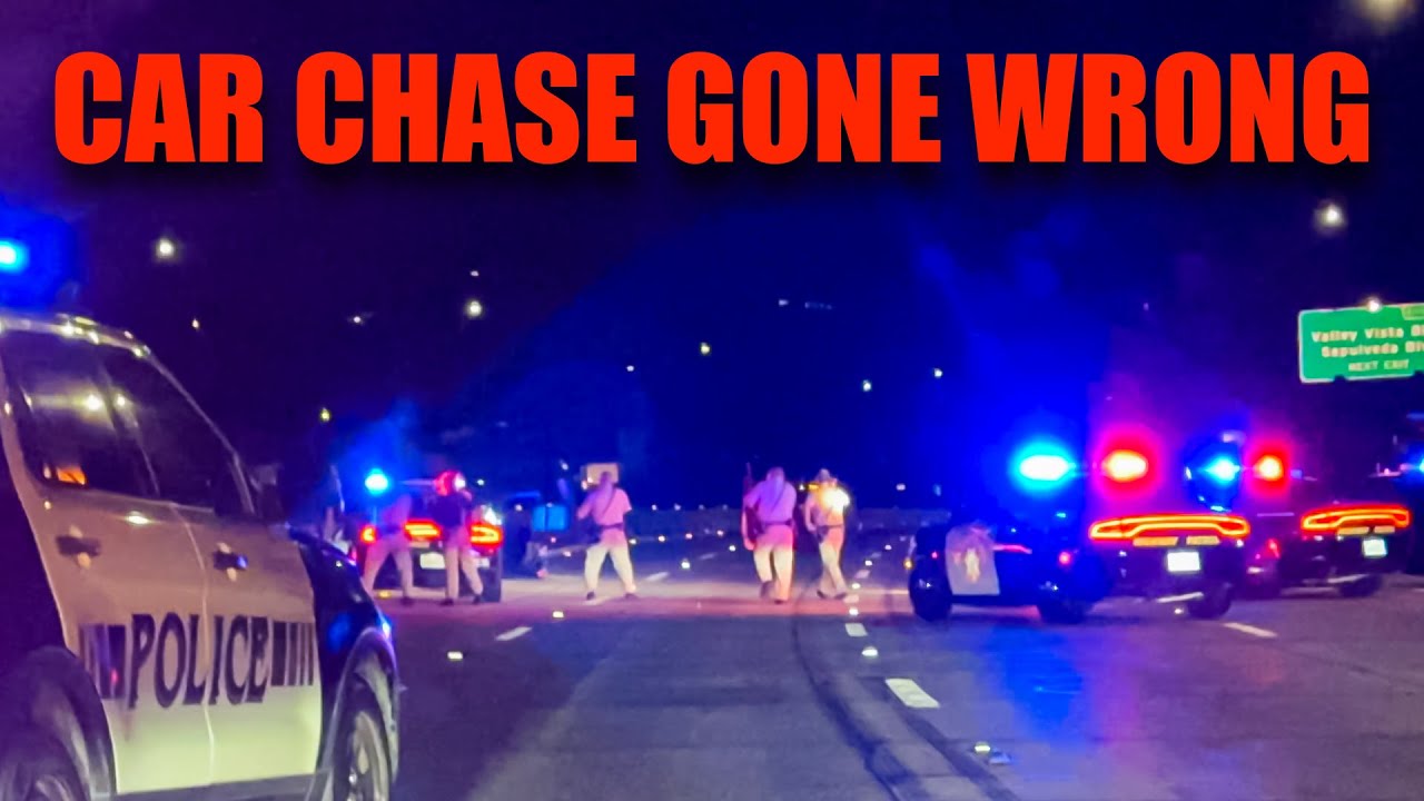 CHAOTIC POLICE CHASE GOES TERRIBLY WRONG! Real Life GTA in LA