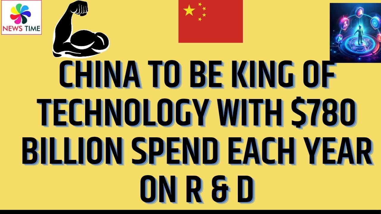 China to be King of Technology with $780 Billion Spend Each Year on R & D