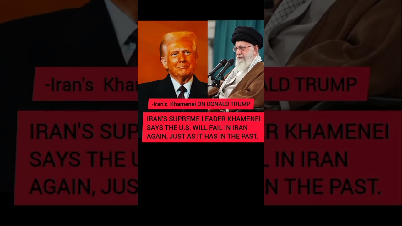 Iran's Supreme Leader Ali Khamenei scoffed at U.S. meddling threats ❗