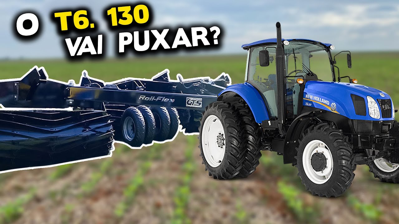 IMPLEMENTO NOVO GTS, SERÁ O T6 CONSEGUE PUXAR? | ROLO FACA ROLLFLEX