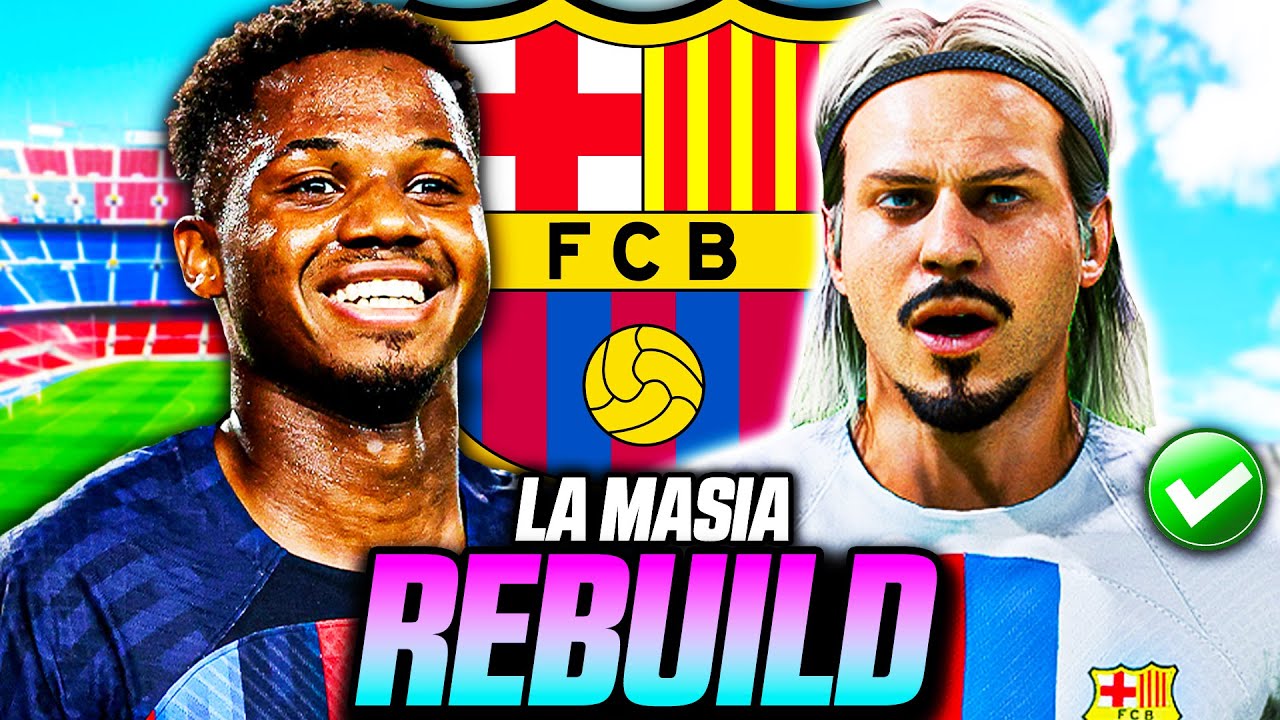ПЕРЕСТРОЙКА МОЛОДЕЖНОЙ АКАДЕМИИ ФК БАРСЕЛОНА ЛА МАСИЯ!! Режим карьеры FIFA 23