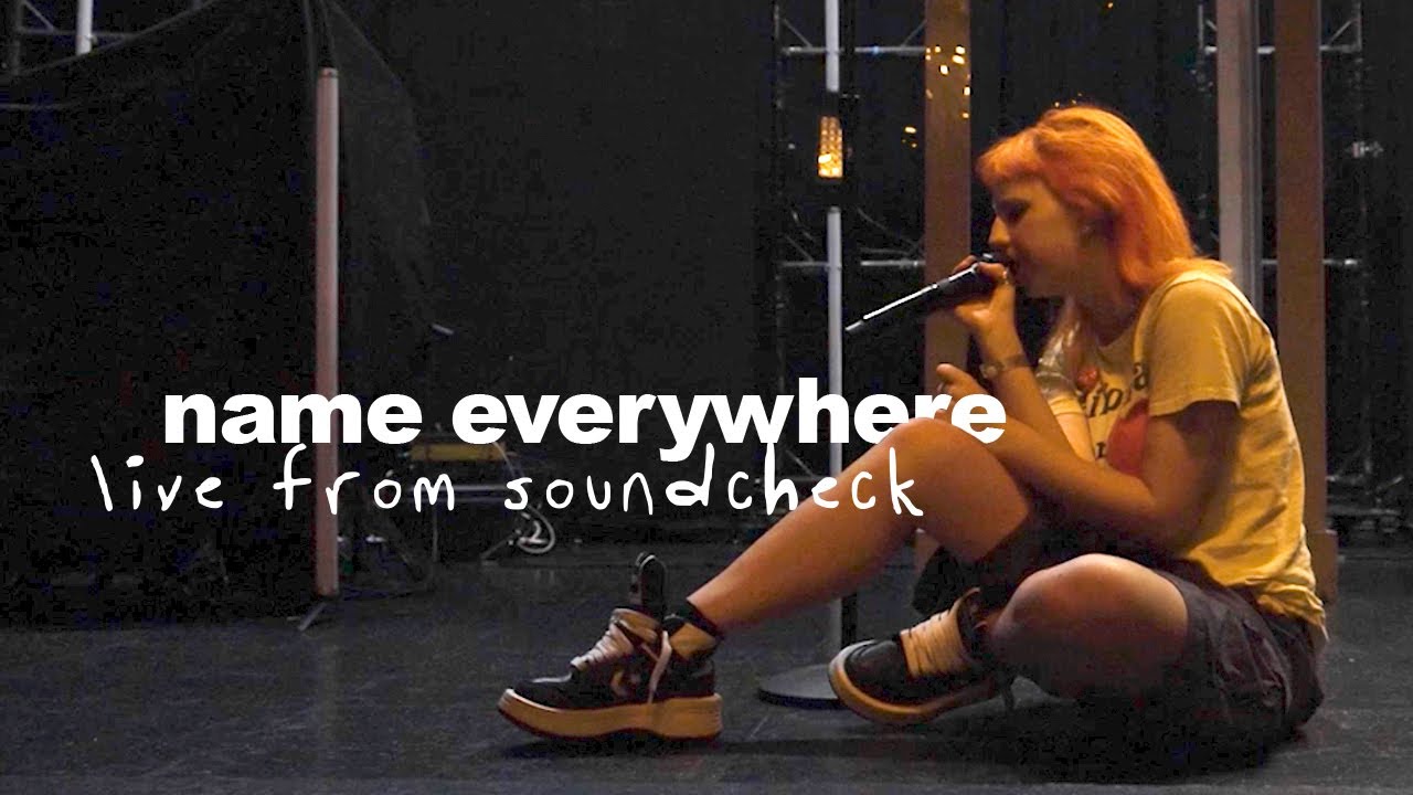 name everywhere (live from soundcheck at the El Rey in Los Angeles)