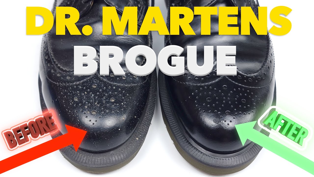 Dr. Martens: Быстрое и простое руководство по чистке и полировке кожаных броги своими руками