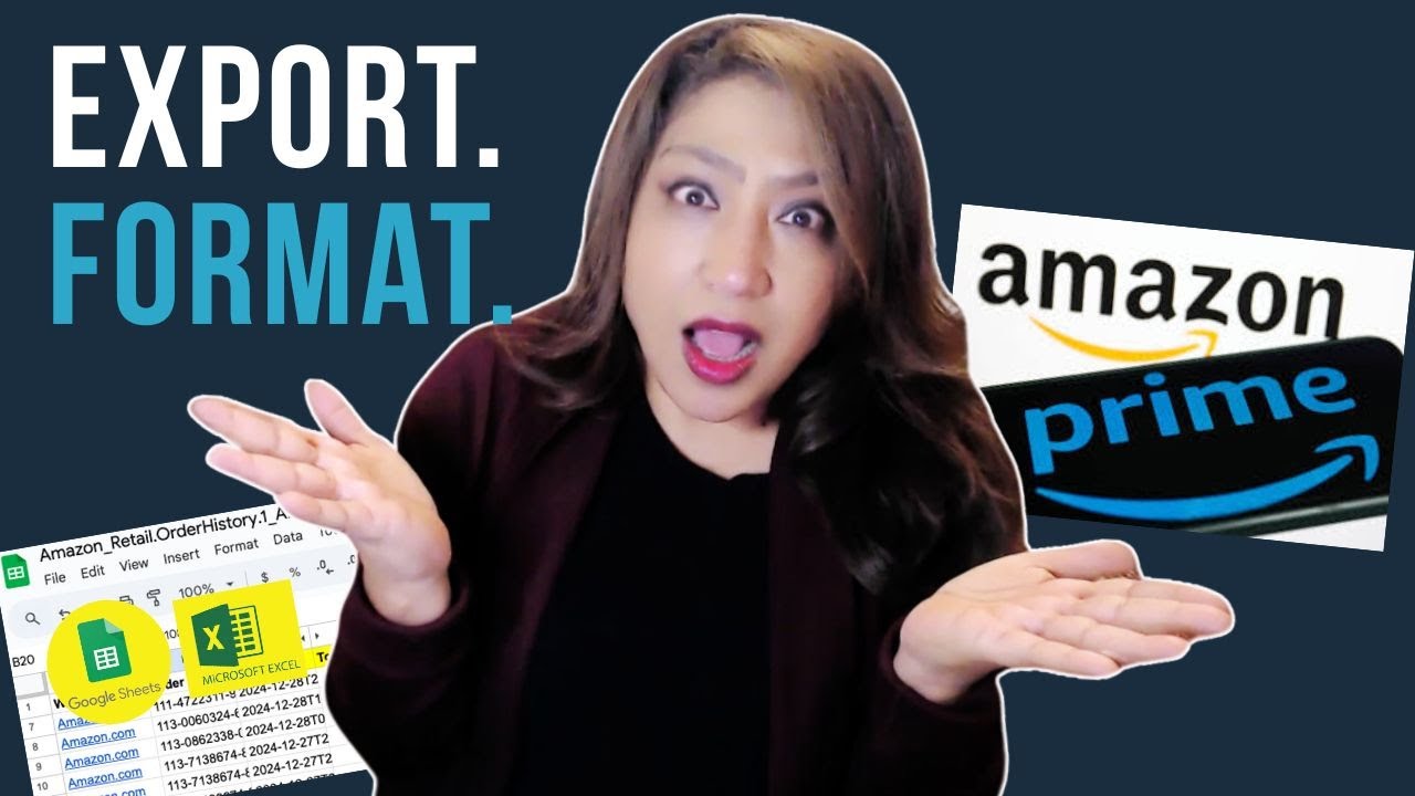 How to Format Amazon Order History in Google Sheets | Bookkeeping & Tax Prep Tips