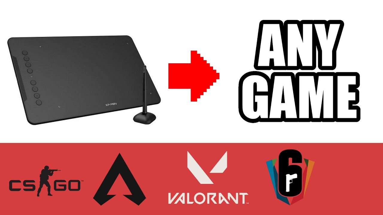 How to use a Drawing Tablet in any FPS