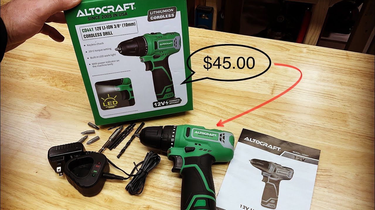 Honest Review of The ALTOCRAFT  12V 3/8&rdquo; Cordless Drill / Driver / Lots of Torque!
