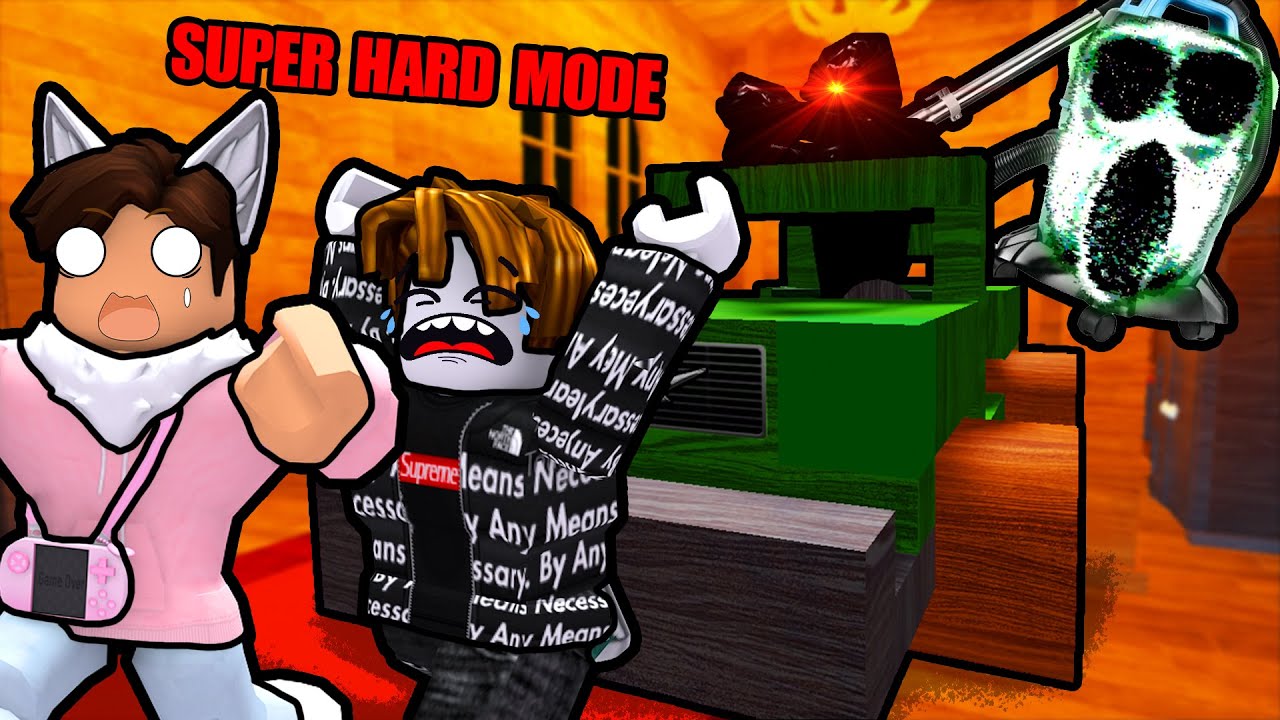 ROBLOX DOORS SUPER HARD MODE Con UN NABBO