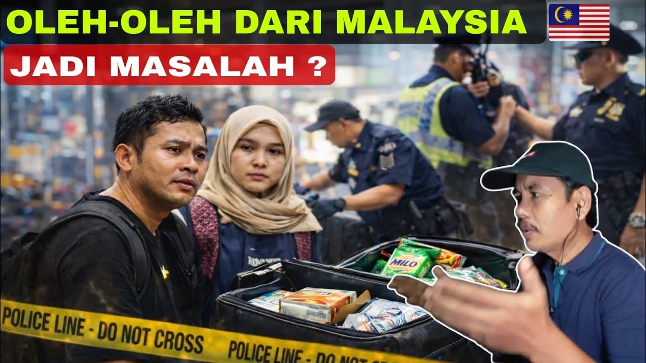 BAWA OLEH-OLEH DARI MALAYSIA❗ MALAH DI TAHAN❗ ANAK KECILNYA SAMPAI MENANGIS KETAKUTAN 😢