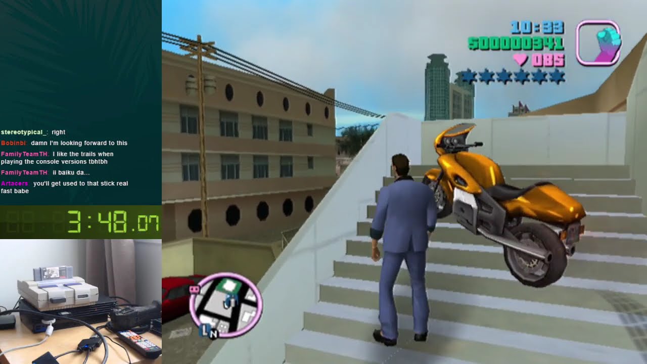 VC 100% race except on PS2 | https://racetime.gg/gtavc/amazing-squirtle-7072
