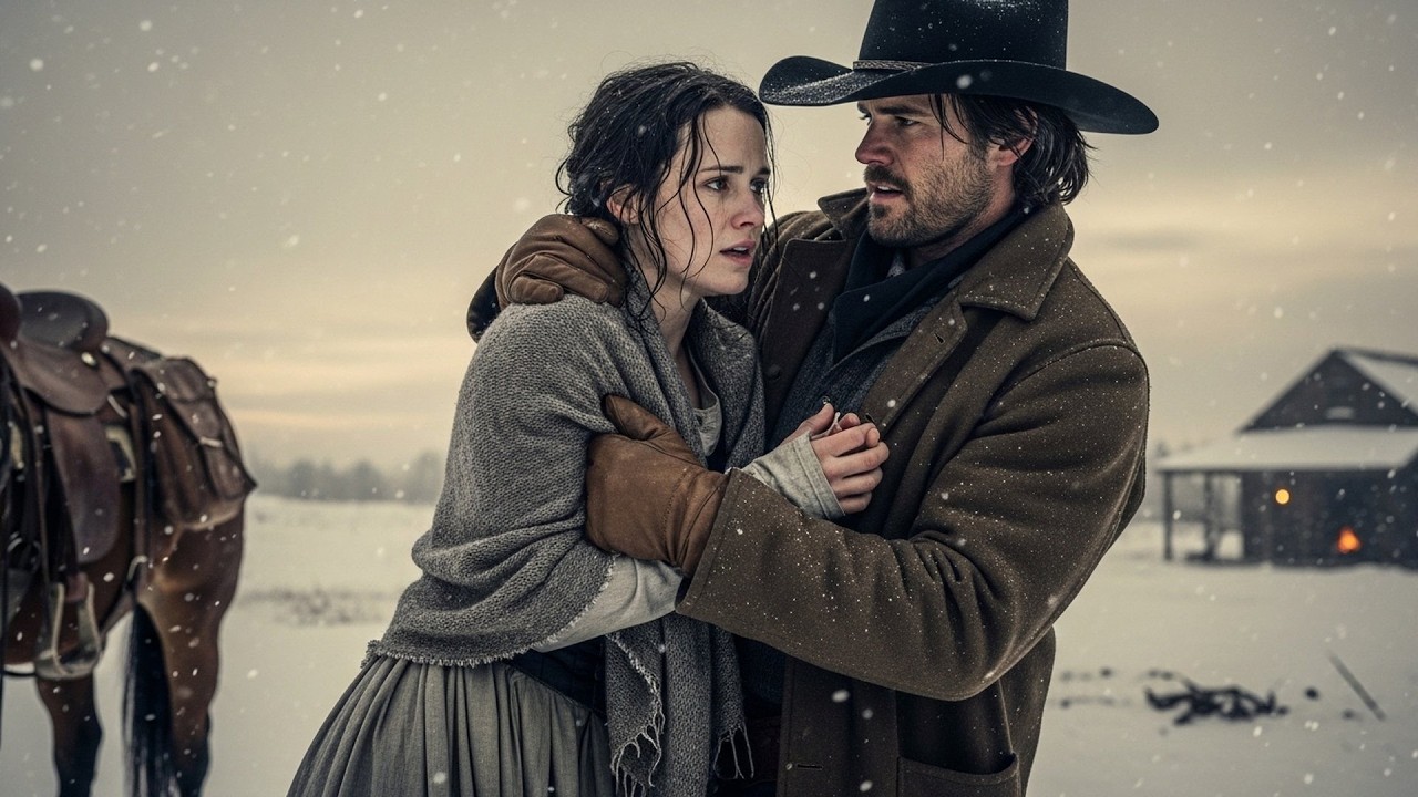 She Collapsed In The Snow Fleeing Her Past, Cowboy Found Her And Offered A Future