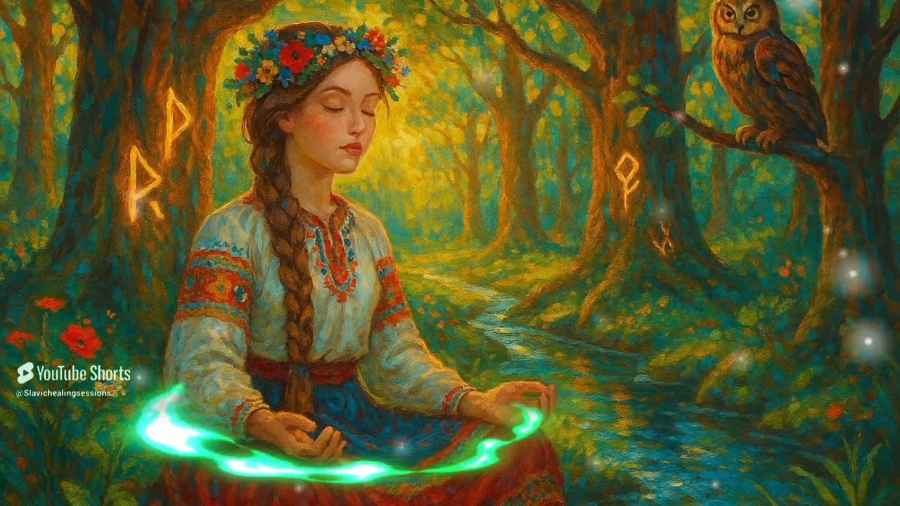 ✨ Славянская Фольклорная Музыка | 10 Гц + 963 Гц Бинауральные Удары для Радости, Любви и Проявления✨