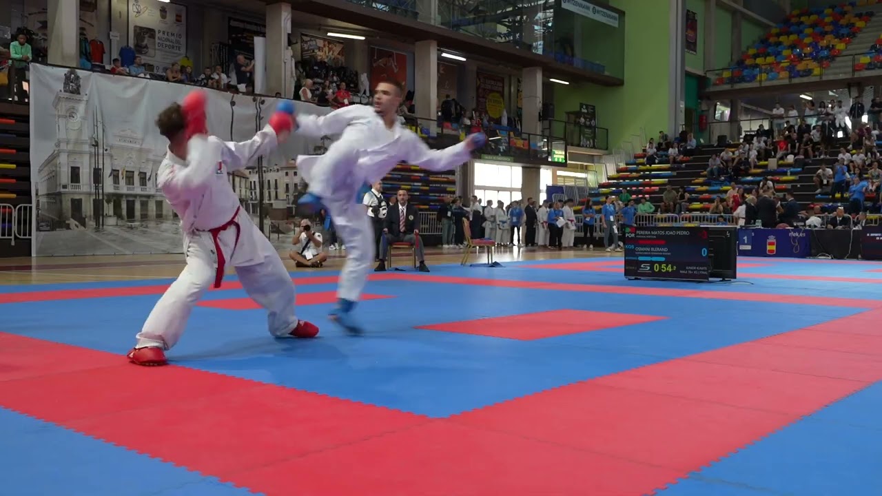  Junior Kumite Male +76kg | Pereira Matos JoaoPedro (POR) vs Osmani Blerand (KOS)