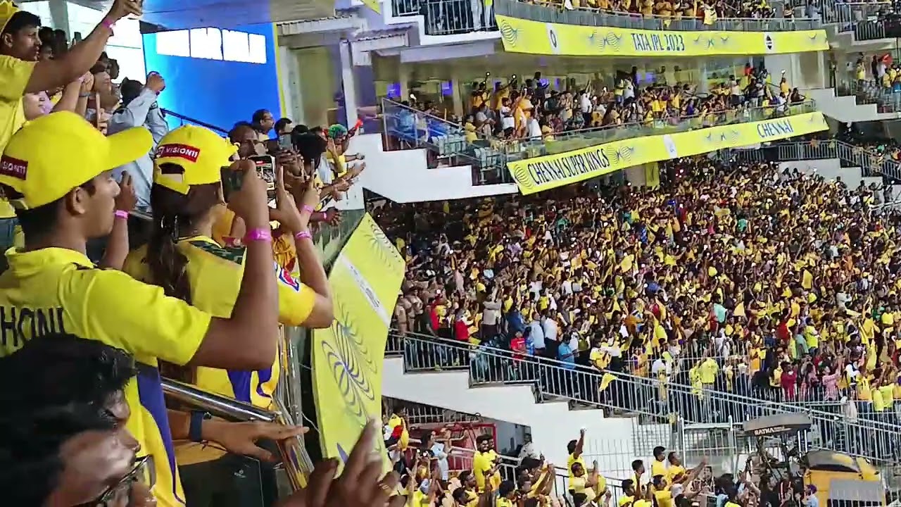 Thala rules in Chepauk #MSDhoni hits #Markwood 03rdMay 2023. Return to Anbuden
