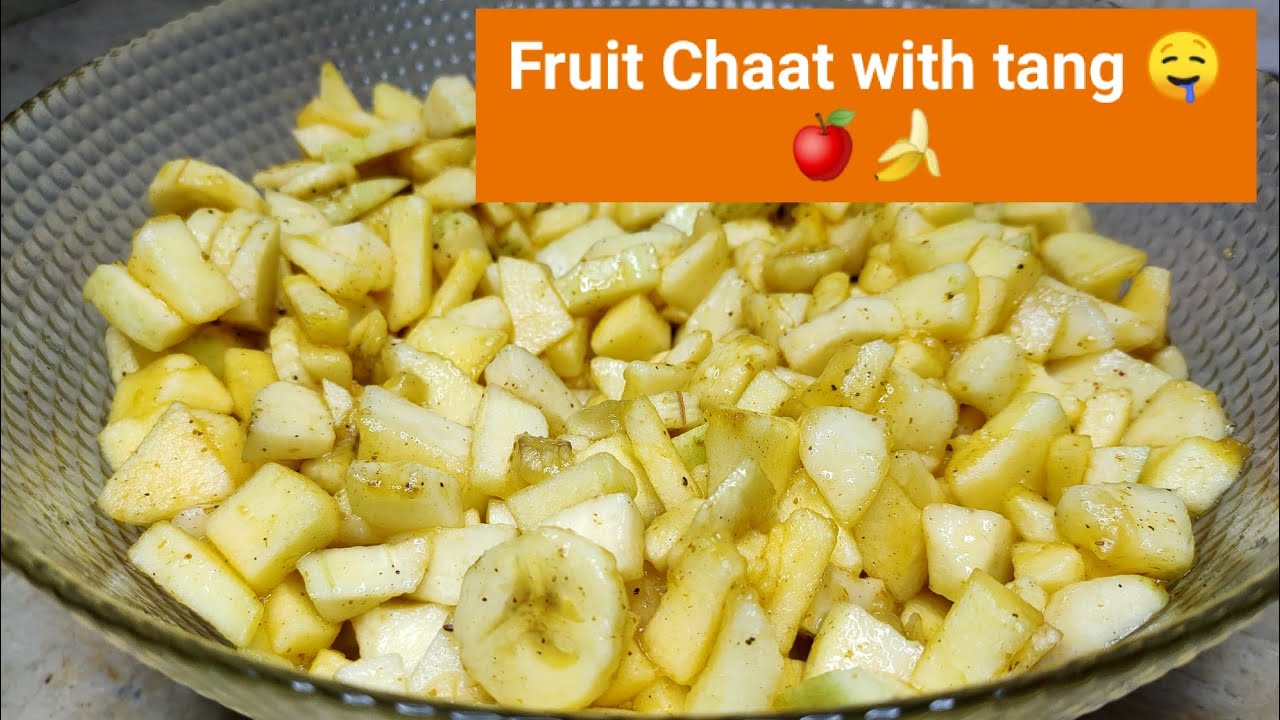 Fruit Chaat Recipe | Ramazan Special fruit chaat with tang | Amber Imran