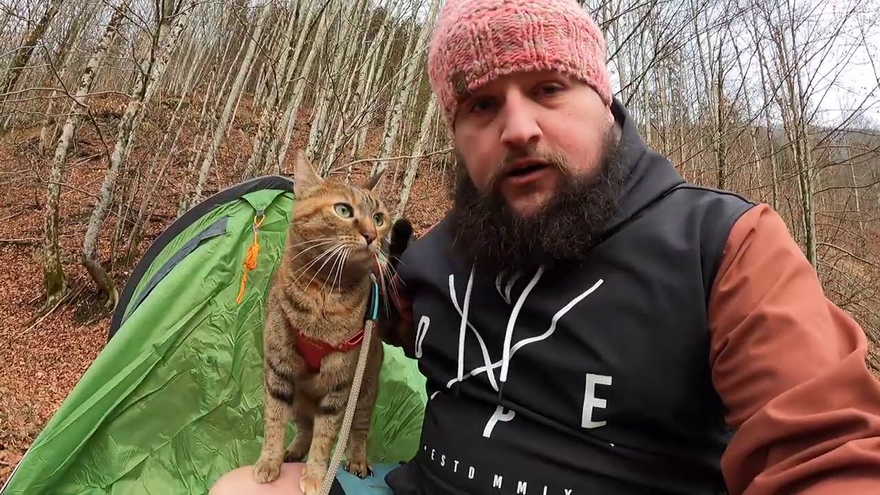 Camping in Winter with NALA cat (pt 1) 🏕