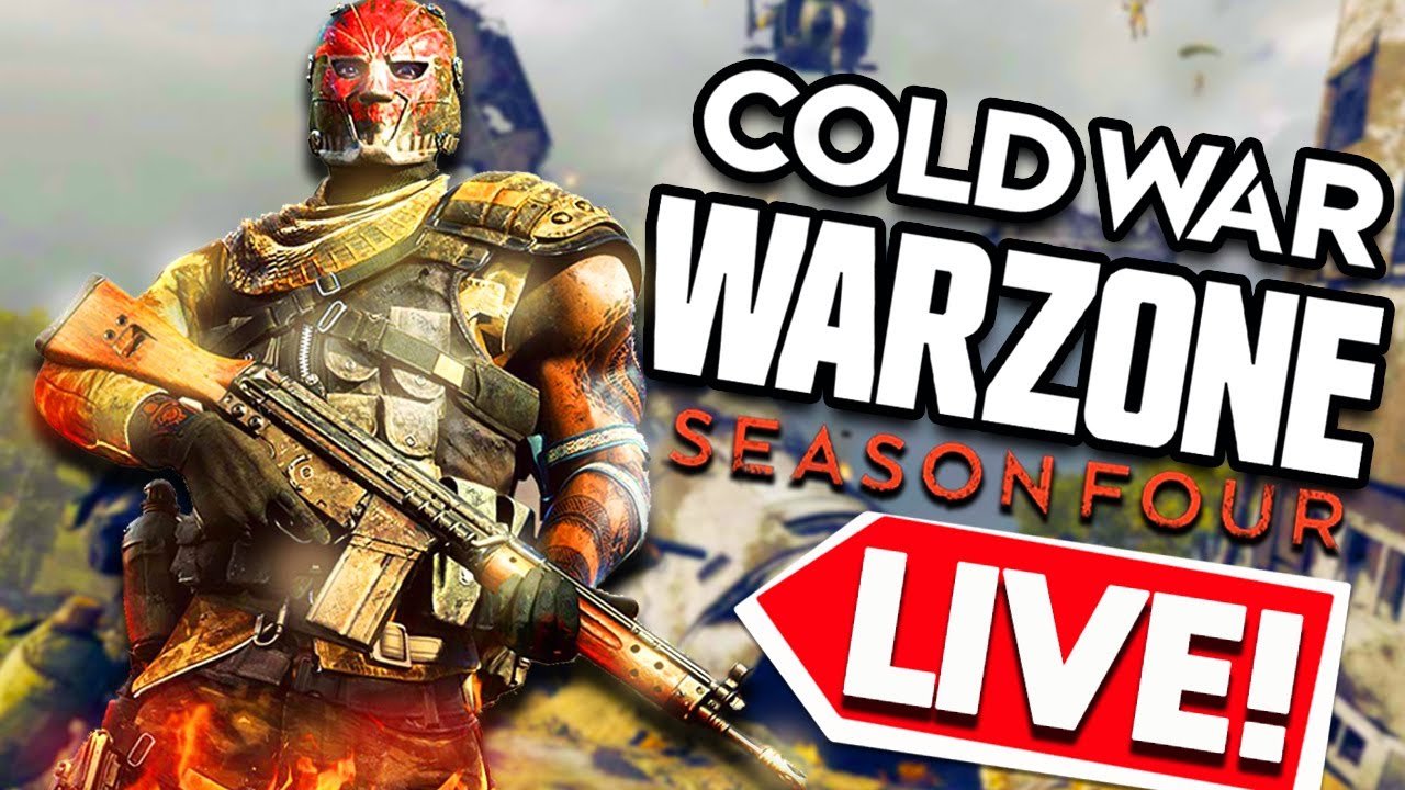 NEW WARZONE SEASON 4 LIVE STREAM! Unlocking BattlePass, NAIL GUN, Map CHANGES, New DLC Guns & More!
