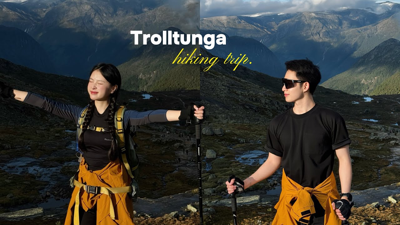 Giữa thiên nhiên hùng vĩ 🇳🇴 Bọn mình ở lưỡi quỷ Trolltunga 🏔️ Norway travel vlog | Bạch Lưu Dương