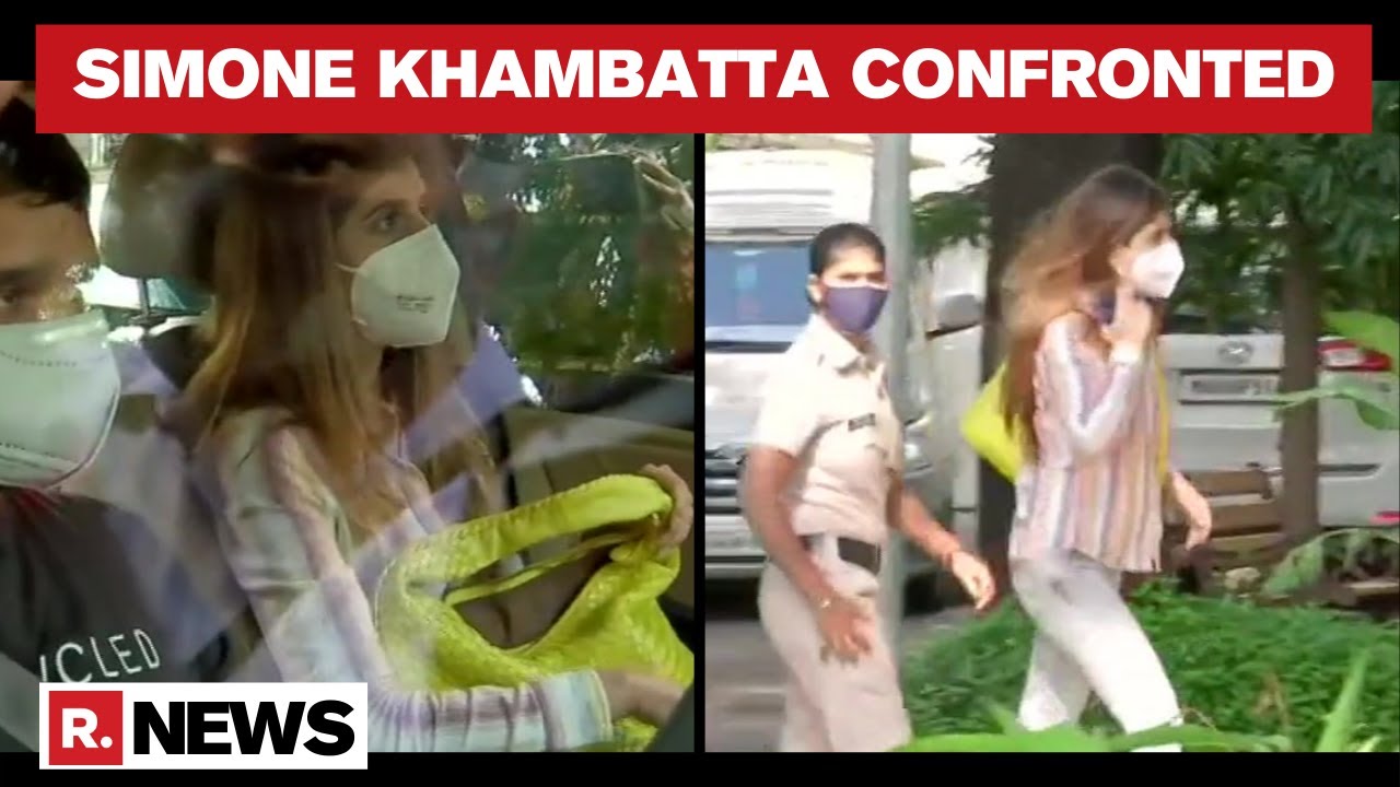 Designer Simone Khambatta Arrives At NCB Office For Questioning In Drugs Case