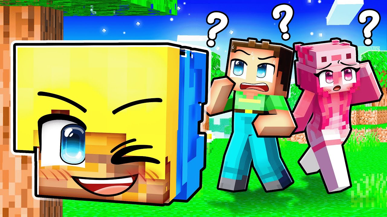 Als BLOCK vor meinen Freunden VERSTECKEN in Minecraft!
