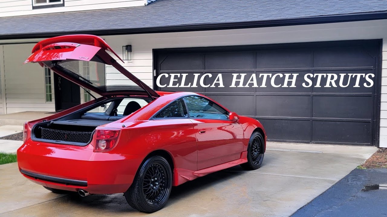 Toyota Celica GTS First Mod Hatch Struts Install