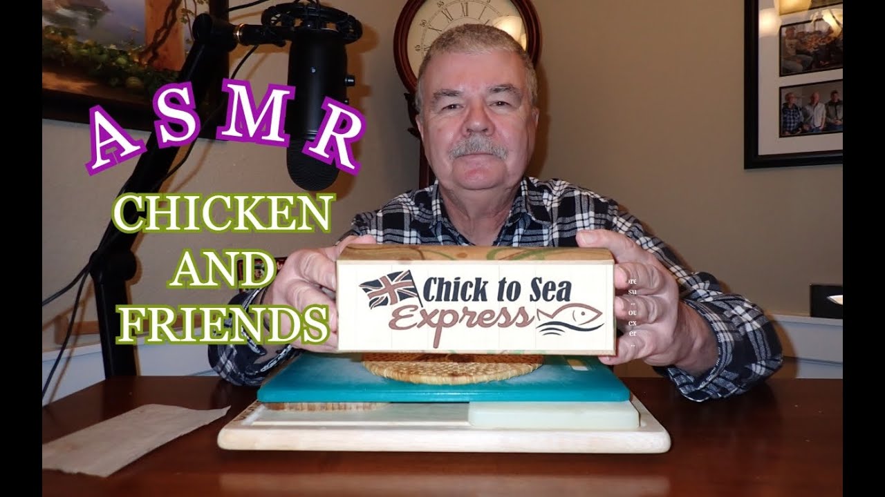 ASMR: CRISPY, CRUNCHY CHICKEN WITH FRIENDS WHISPER VIDEO