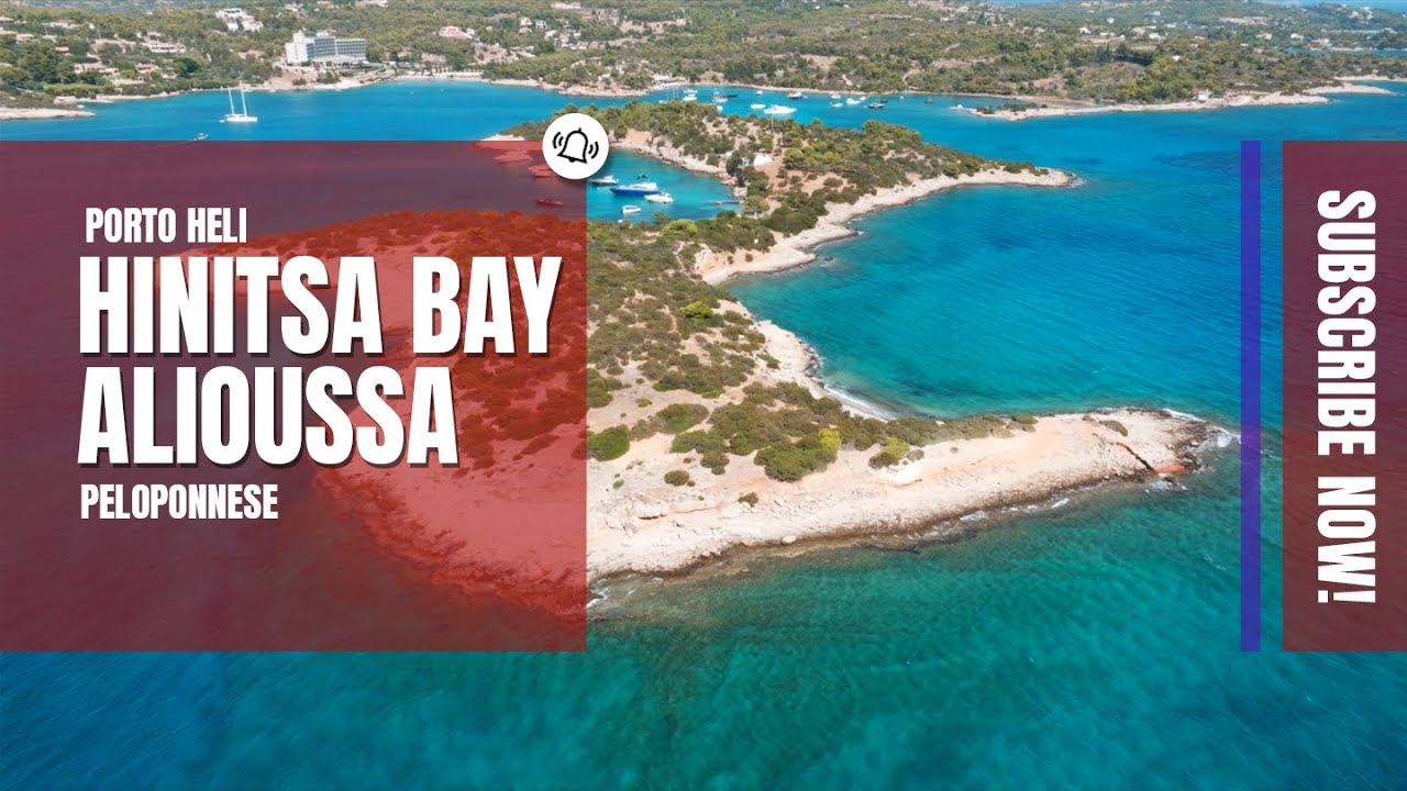 Hinitsa bay - Ancient Alioussa #drone #aerialfootage #djimavic3cine