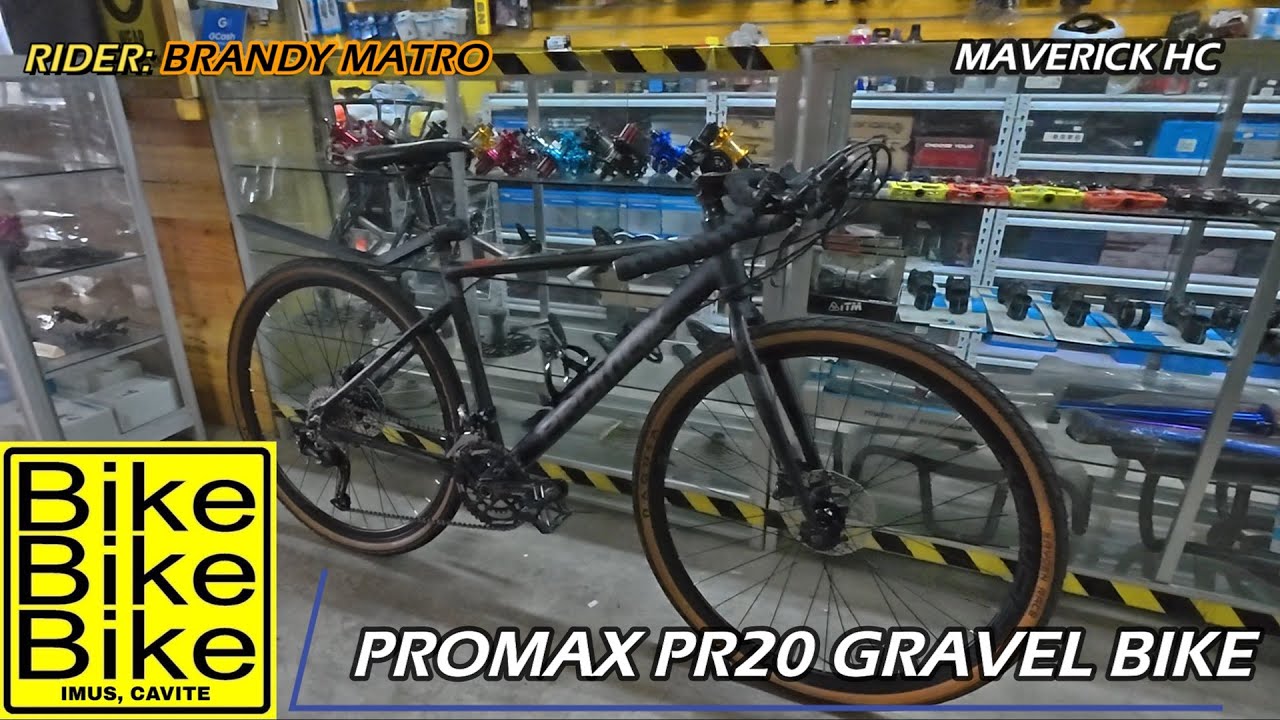 Upgraded PROMAX PR20 Gravel Bike ni Brandy Matro dito sa Bike Bike Bike Imus Cavite