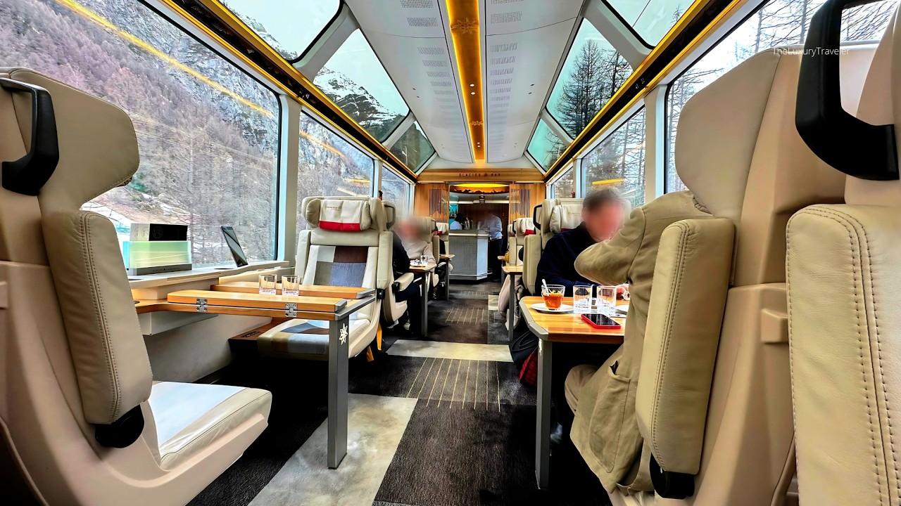 Glacier Express Excellence Class: 8-Hour Luxury with a 5-Course Feast 🇨🇭