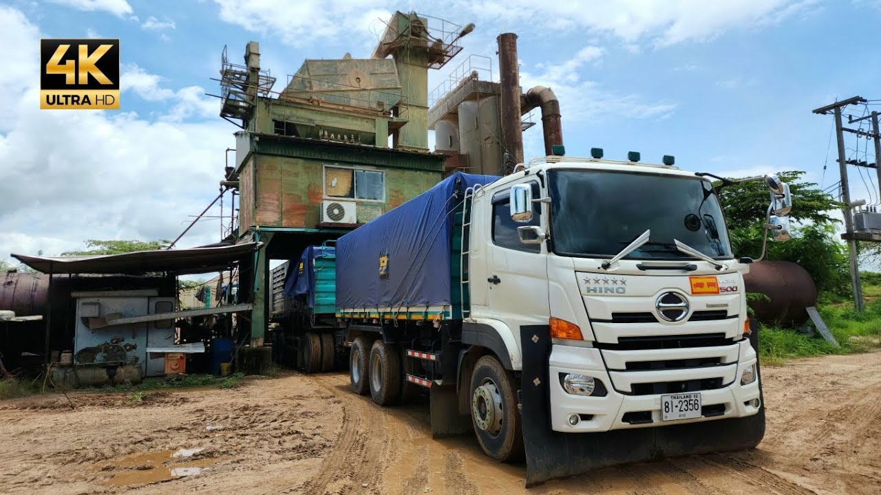 ถนนลาดยางมะตอย ทำยังไง..? 🔰🔰🔰 รถ 10 ล้อพ่วง HINO VICTOR 380PS MY22 60TH ANNIVERSARY ใส่ของเต็มอัตตรา