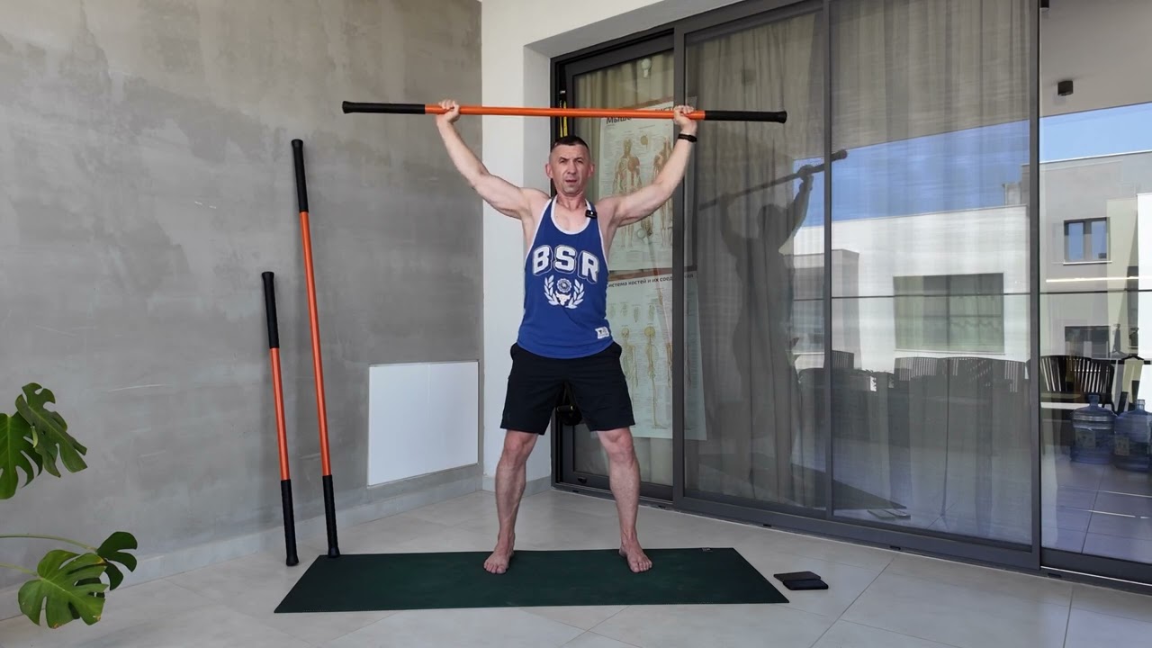 Тренировка с использованием Stick Mobility и принципов изометрической нагрузки #aleks_vikharev