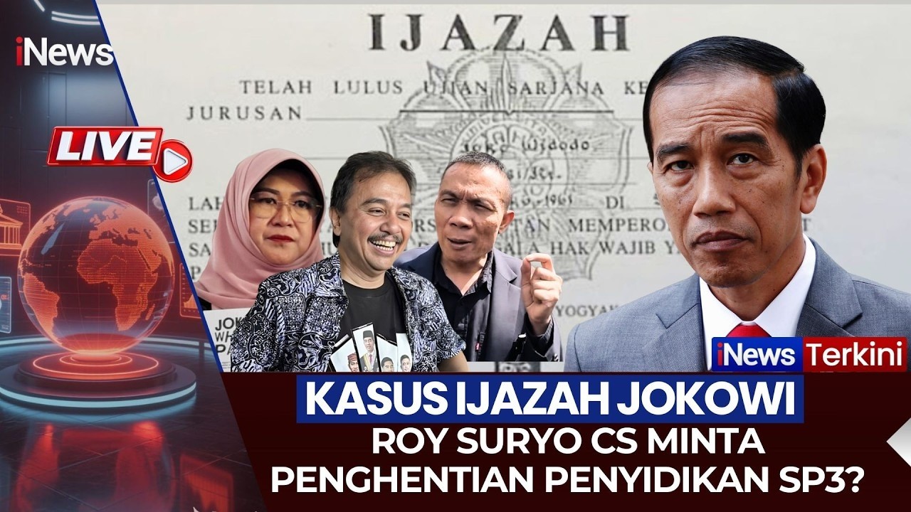 🔴LIVE - ROY SURYO CS MINTA PENGHENTIAN PENYIDIKAN KASUS IJAZAH JOKOWI (13/02)