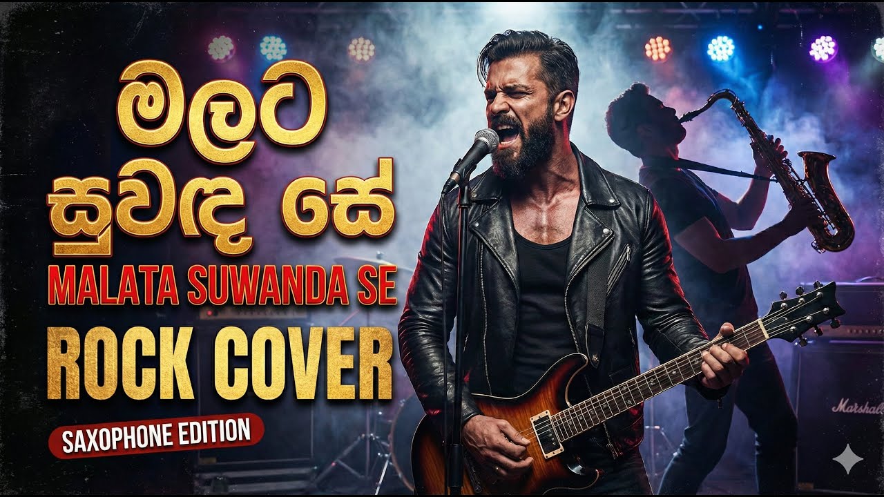 Malata Suwanda Se (මලට සුවඳ සේ) - Hard Rock Cover (ft. Saxophone Solo) 🎷🎸
