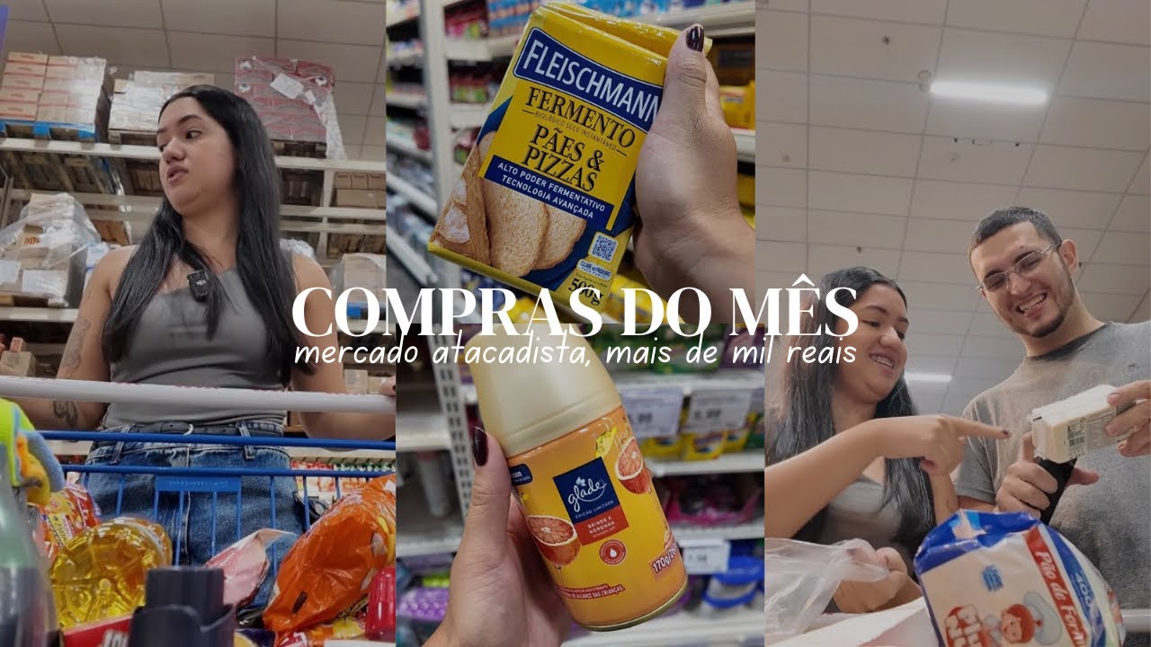 Quanto realmente gasto no mercado sendo casada | Compras do mês